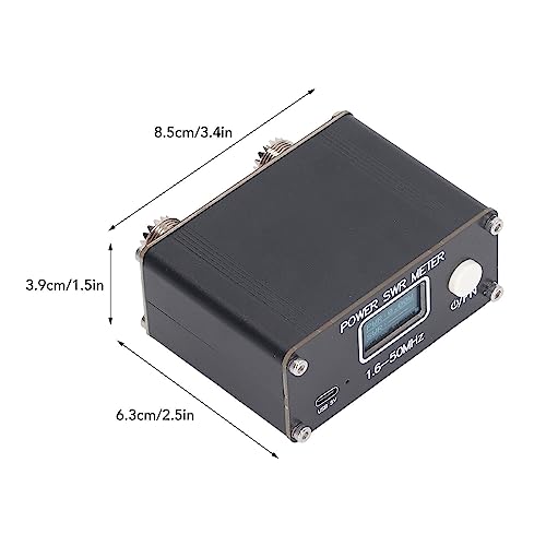 Image of Hilitand SWR Meter 1.6‑50MHz Watt Meter 150W HF Standing Ratio Meter Digital Meter for Measurement