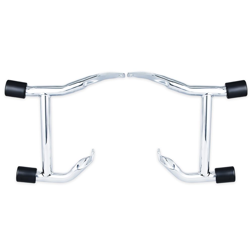 M Maintenanse Saddle Bag Guards for Harley Touring Street Glide Road Glide Road King Electra/Ultra (2009-2025) (Chrome)