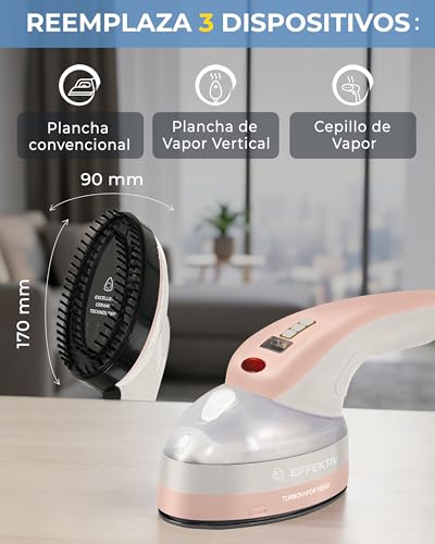 Plancha vertical vapor para repasar ropa colgada y cortinas 6