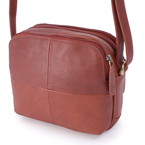 Sac Bandoulière Femme Cuir Petit Sac Léger pour Libérer les Mains avec Style Holly 18939