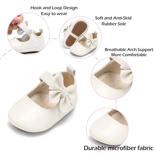 Image of PHIRAMIN Toddler Girl Mary Jane Dress Shoes-Little Girl School Uniform Shoes for Wedding Party