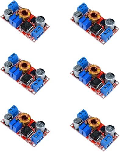 Image of DC-DC Buck Converter Adjustable Step Down Power Supply Module 4V-38V to 1.25V-36V 5A CC CV Low Ripple Voltage Regulator Charger for Lithium Battery LED Driver DIY Projects Pack of 2