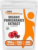 BulkSupplements.com Organic Pomegranate Extract Powder - Organic Pomegranate Powder, Polyphenols Supplement, Antioxidant Supplement - Gluten Free, 500mg per Serving, 250g (8.8 oz) (Pack of 1)