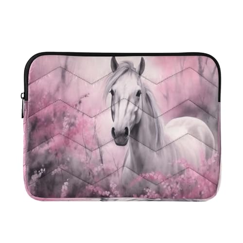 Funda para laptop rosa para notebooks de 13-14 pulgadas miniatura 1