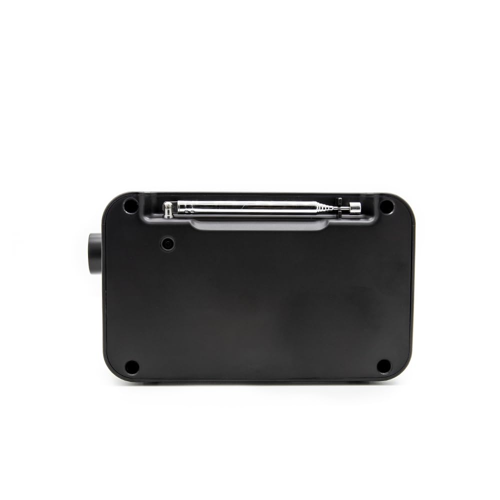 August MB330 Radio Portatile Ricaricabile: DAB+, FM, Bluetooth, 60 Preselezioni E Doppia Sveglia