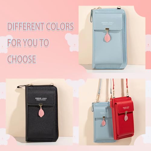 Crossbody Bags for Women, Multifunctional Leather Phone Purses Crossbody Purse Women's Shoulder Handbags4