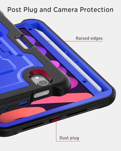 Coque iPad mini 7 robuste bleue : protégez votre tablette contre les chocs - 6