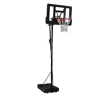 BYページ　バスケットゴール 230-305cm 移動可123-220 Amazon.co.jp: バスケットゴール 230-305cm 6段階高さ調節 公式