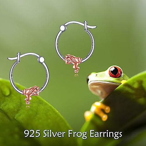 YFN Hoop Earrings with Cat Hummingbird Bird Horse Snake Mountain Dinosaur Earrings Sterling Silver for Sensitive Ears Cute Animal Hoops Gifts for Women3