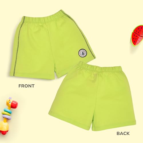 Image of LuvLap Baby Boys & Girls 100% Cotton Shorts Set Pack of 5