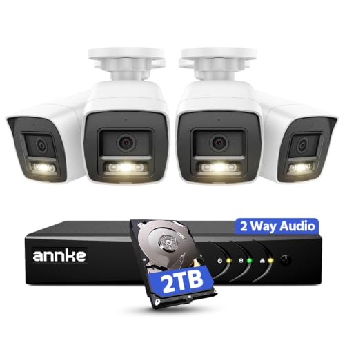 ANNKE 2MP Two-Way Audio Security Camera System