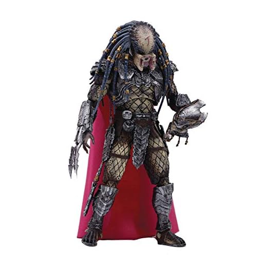 Hiya Toys Aliens vs. Predator: Elder Predator 1:18 Scale Action Figure, Multicolor