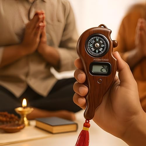 Image of PulGos 𝐏𝐚𝐜𝐤 𝐨𝐟 𝟐 Wooden Tally Counter for Chanting Mantra | Digital Counter for Naam Jap, Meditation, Prayer & Pooja | Smooth Click & 𝐀𝐜𝐜𝐮𝐫𝐚𝐭𝐞 Counting Machine for Jap Mala & Umpire Use