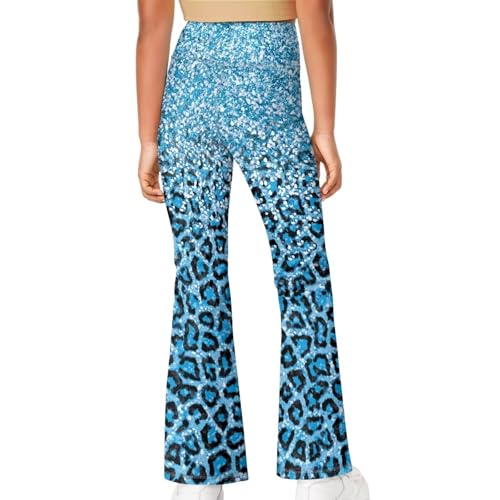 Girls Flare High Waist Dance Leggings Child’s Bell Bottom Yoga Pants Printed Legging Casual Tights for Girl Kid4