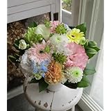 ＴＶチャンピオン出場 【お供え 今旬 フラワーアレンジメント 4,000円 淡い色ＭＩＸ】お供え花 ペットお悔やみ花 御供え花 お悔み 花 ペットお供え花 ペット 四十九日 お盆花 一周忌 お彼岸 新盆 命日 法事