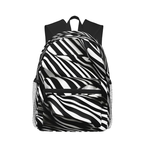Sac à dos à rayures ultra léger avec poches de rangement pour en finir avec le mal de dos