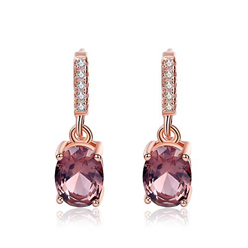 Boucles d'oreilles en morganite pour illuminer vos tenues de bureau et soirées