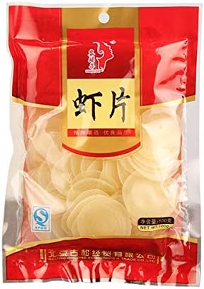 Prawn Cracker, Crystal Prawn Slice, Shrimp Chips 100g, Self Fried, Children Adult Classic Snacks