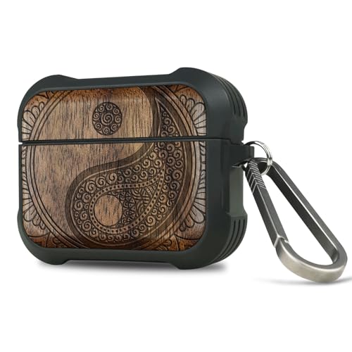 Carveit AirPods Pro ��3���� �P�[�X �ؐ� AirPods Pro 3 �P�[�X �ϏՌ� PC TPU+�V�R�� ��d�\�� �L�Y�h�~ ����~�� ���C�����X�[�d �Ή� �`�^�����J���r�i�t�� �Ռ� �z�� �ی� �C���z���J�o�[ (�E�H�[���i�b�g-