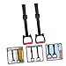 Toddmomy 1pcs Gymnastics Rings Set for Kids，Professional Indoor Gym Pull up Rings with Adjustable Straps Kids Playground Home Exercise Gym Rings
