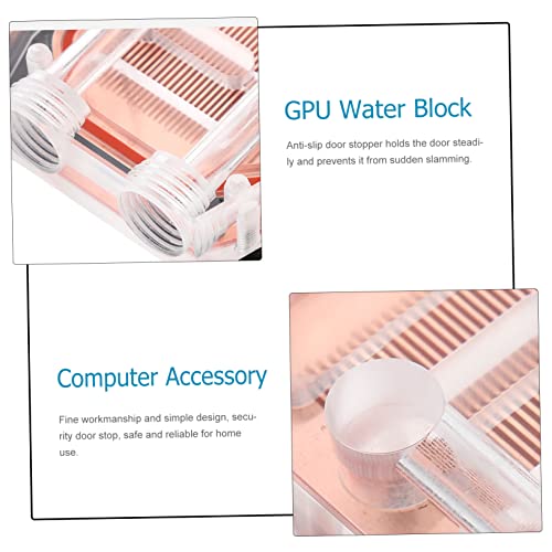 Bloque de agua para GPU SHINEOFI con base de cobre premium y estructura transparente 2