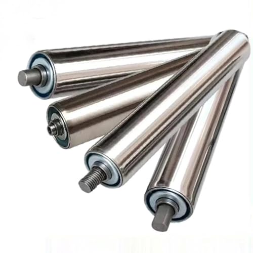 Rouleau de gravité en acier inoxydable 4 pièces pour support de menuiserie