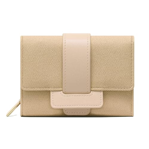 Wallet Women Ladies Card Purse Small Billfold with Zipper Coin Pocket