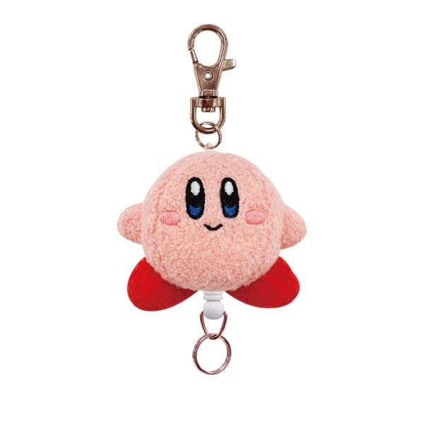 SK Japan Kirby Dream Land Mascot Retractable Reel Keychain Plush