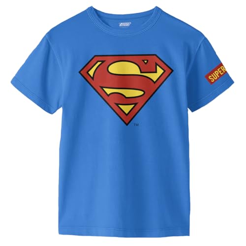 Figuras De Acción, Video On Demand Justice League Superman Playera Casual Estampada para Niños 4