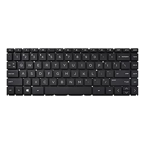 SUNMALL Replacement Keyboard Compatible with HP 14-CK 14-CD 14-cm 14-DG 14-DQ 14s-DQ 240 G7 245 G7 246 G7.Pavilion X360 14-CD 14-DH.Pavilion 14-CE