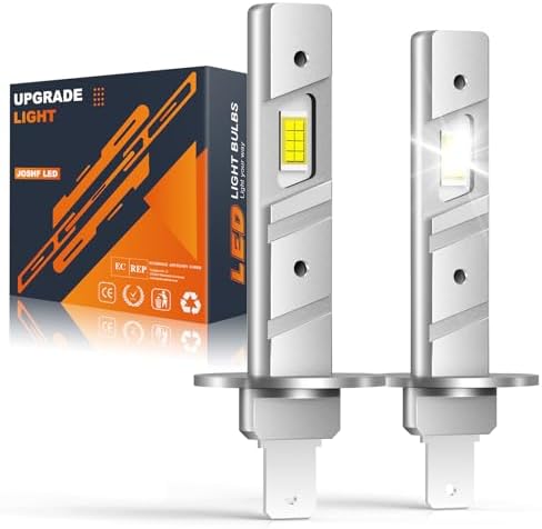 Lampadina H1 LED AUXIRACER 26000LM 100W - Kit Conversione Alogena, 6500K Bianco Freddo, Per Auto - Foto 6