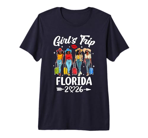 Florida Girls Trip 2026 Birthday Squad Women Vacation Premium Tri-Blend T-Shirt