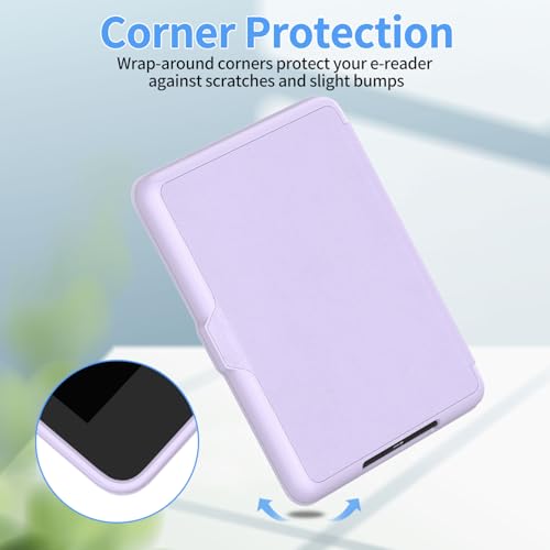 Image of Sanyetral Protective Case with Auto Wake /Sleep Function, Incompatible with TCL Nokia Remarkable -Purple