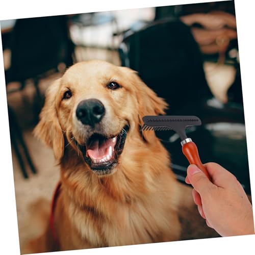 UPKOCH Hundekamm zur Fellpflege Entfilzungskamm für Hunde Kamm zur Beseitigung von Verfilzungen Tierkamm für Fellpflege Hundebürste zur Fellentfernung