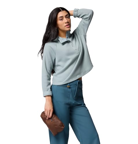 Chaleco de forro polar mujer Columbia con acabado acolchado premium 4