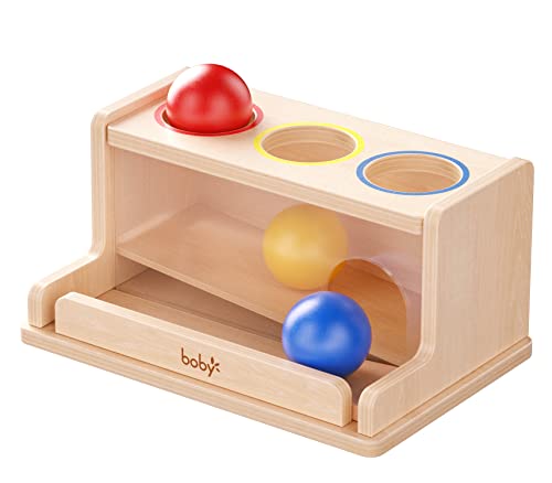 Dailyfunn Montessori Toys Object Permanence Box, Ball...