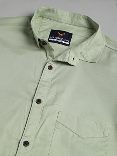 Image of Majestic Man Men's Cotton Slim Fit Shirt