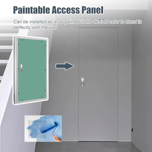 Panel dostępu do płyt kartonowo-gipsowych - ukryte drzwi inspekcyjne sanitarne podtynkowa klapa inspekcyjna przenośne drzwi wejściowe z płyt gipsowo-kartonowych (400 x 1000 mm)