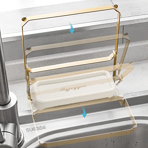 Colador plegable para fregadero de cocina con 100 bolsas desechables miniatura 2