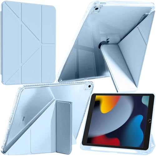 A-BEAUTY Case for iPad 9th/ 8th/ 7th Generation Case 10.2 Inch Sky Blue