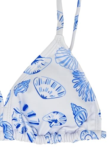 Image of Girl's 3 Piece Sets Floral Print Bikini Swimsuit High Waisted Bathing Suits with Beach Skirt Coverups