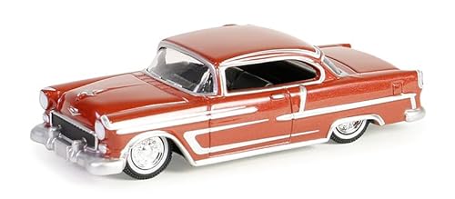 Collectibles Greenlight 63060-B California Lowriders Series 5-1955 Chevy Bel Air – Red and Silver 1/64 Scale Diecast
