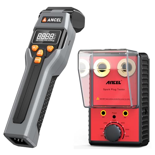 ANCEL LT70 Digital Timing Light Automotive with ANCEL SP02 Spark Plug Tester Automotive