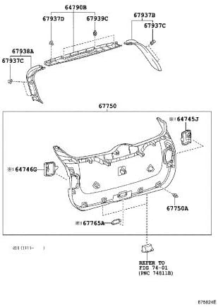 Amazon TOYOTA (トヨタ) 純正部品 クリップ ノア/ヴォクシー 品番