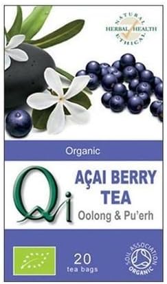 (Pack Of 8) - Organic Acai Berry Oolong & Pu'Erh Tea | QI HERBAL HEALTH
