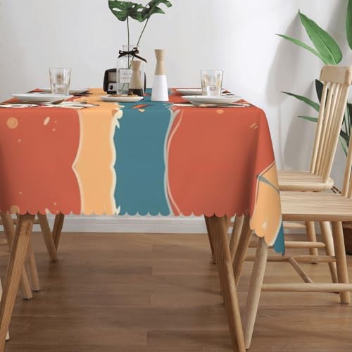 Nappe rectangulaire imperméable extérieure et intérieure pour buffet de fête - 3