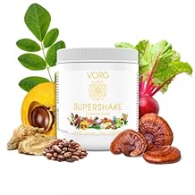 VORG SuperShake - The Ultimate Superfood Mix Packed with 22 superfoods, a True All-in-one Supplement. Enhances Hair, Skin, Immune System, Digestion, and boosts Energy33 Servings