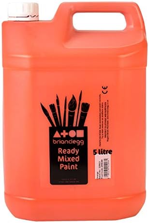 Brian Clegg Ltd. Paint, Orange, 5L