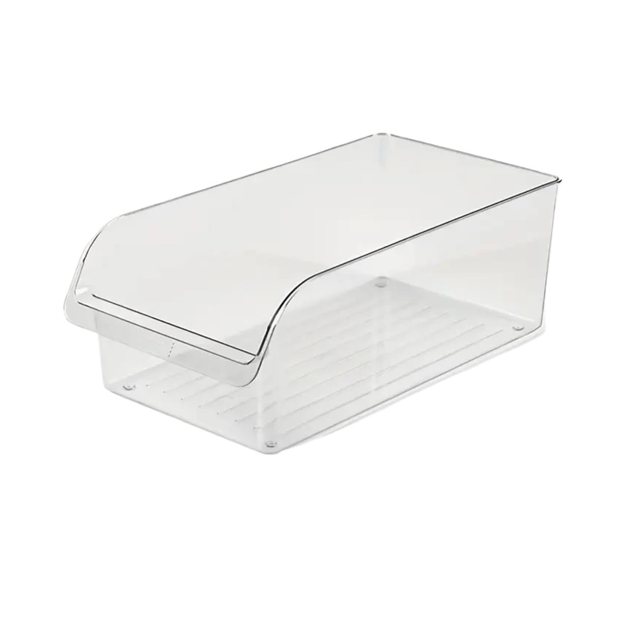 YCENJEPSAZ Multifunctional PET Refrigerator Storage Box Food Fruits Eggs Organizer Cans Bottles Rack For Kitchen Fridge Pantry Organization