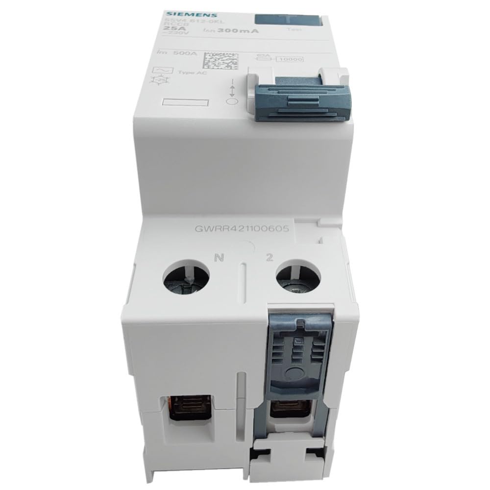 Siemens Sentron – Interruttore differenziale 5sv 70 mm classe -ac 2 poli 25a 300ma